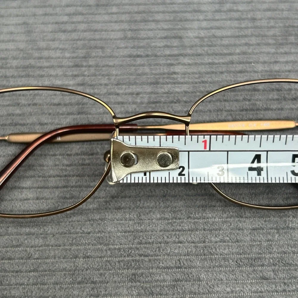 IM it Bronze Oval Metal Y2k Eyeglass Frames 54-19-140 C4 Korea